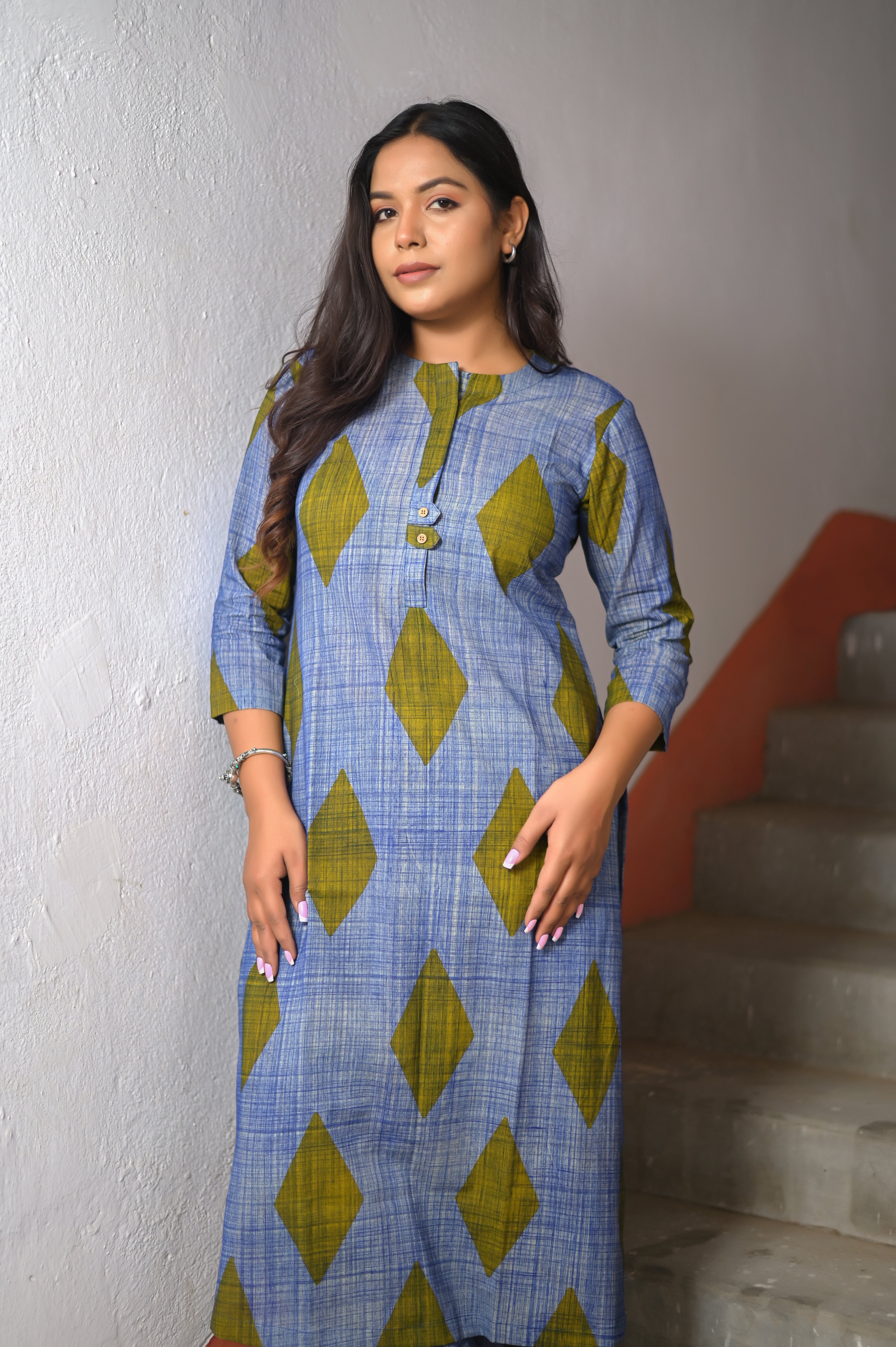 Handblock Printed Kurta With Pant