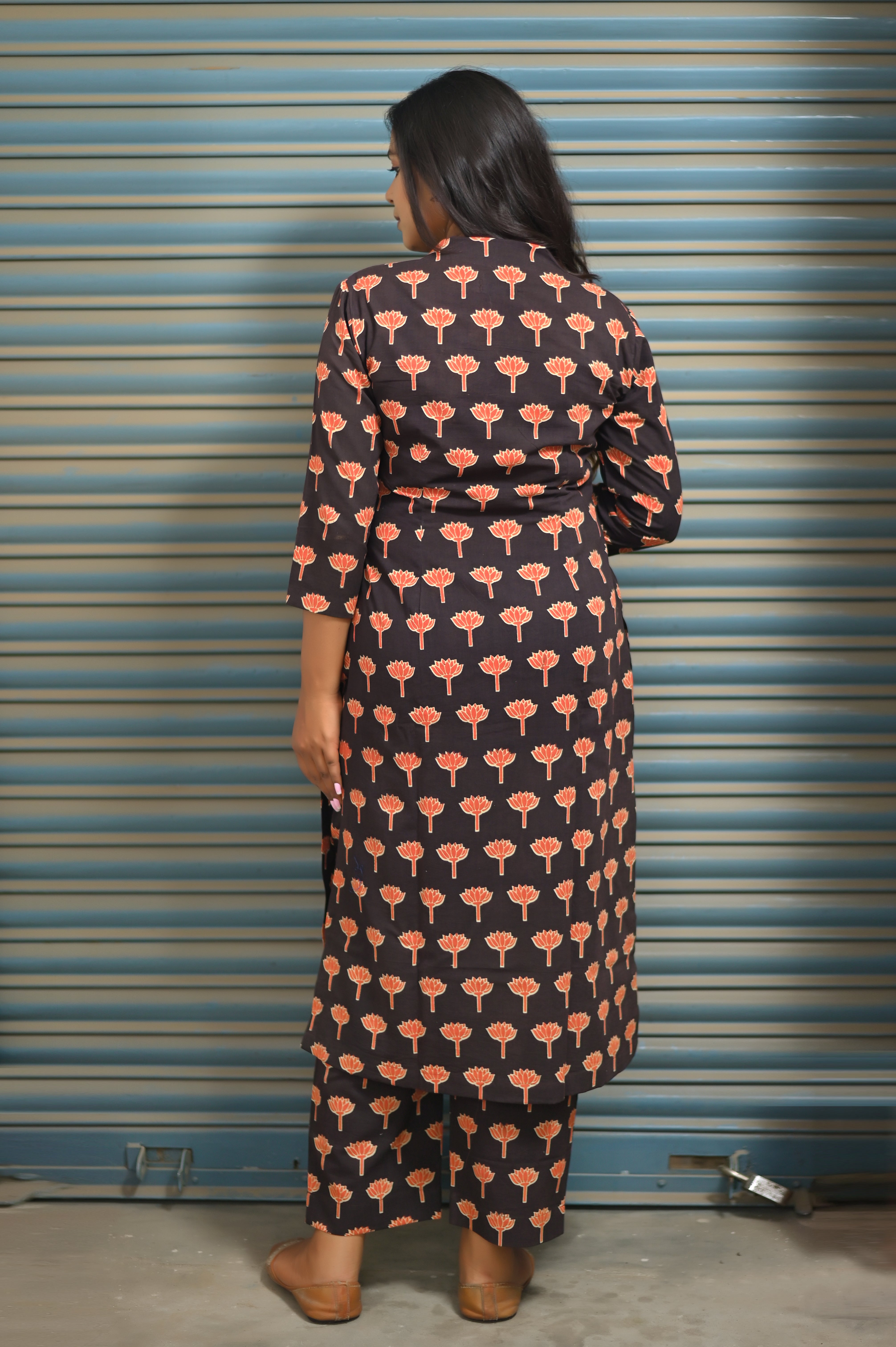 Handblock Printed Kurta With Pant