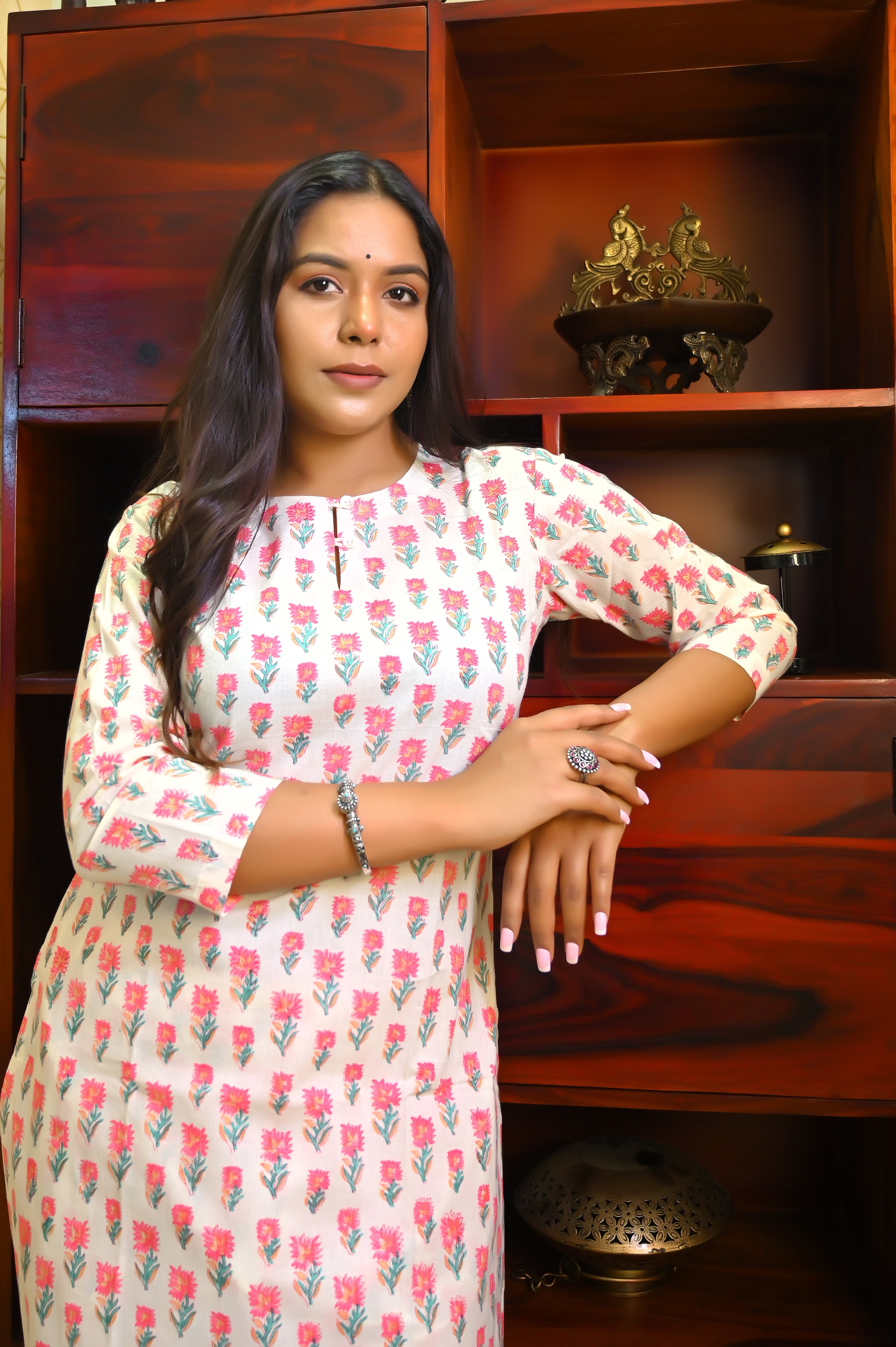 Handblock Printed Kurta With Pant