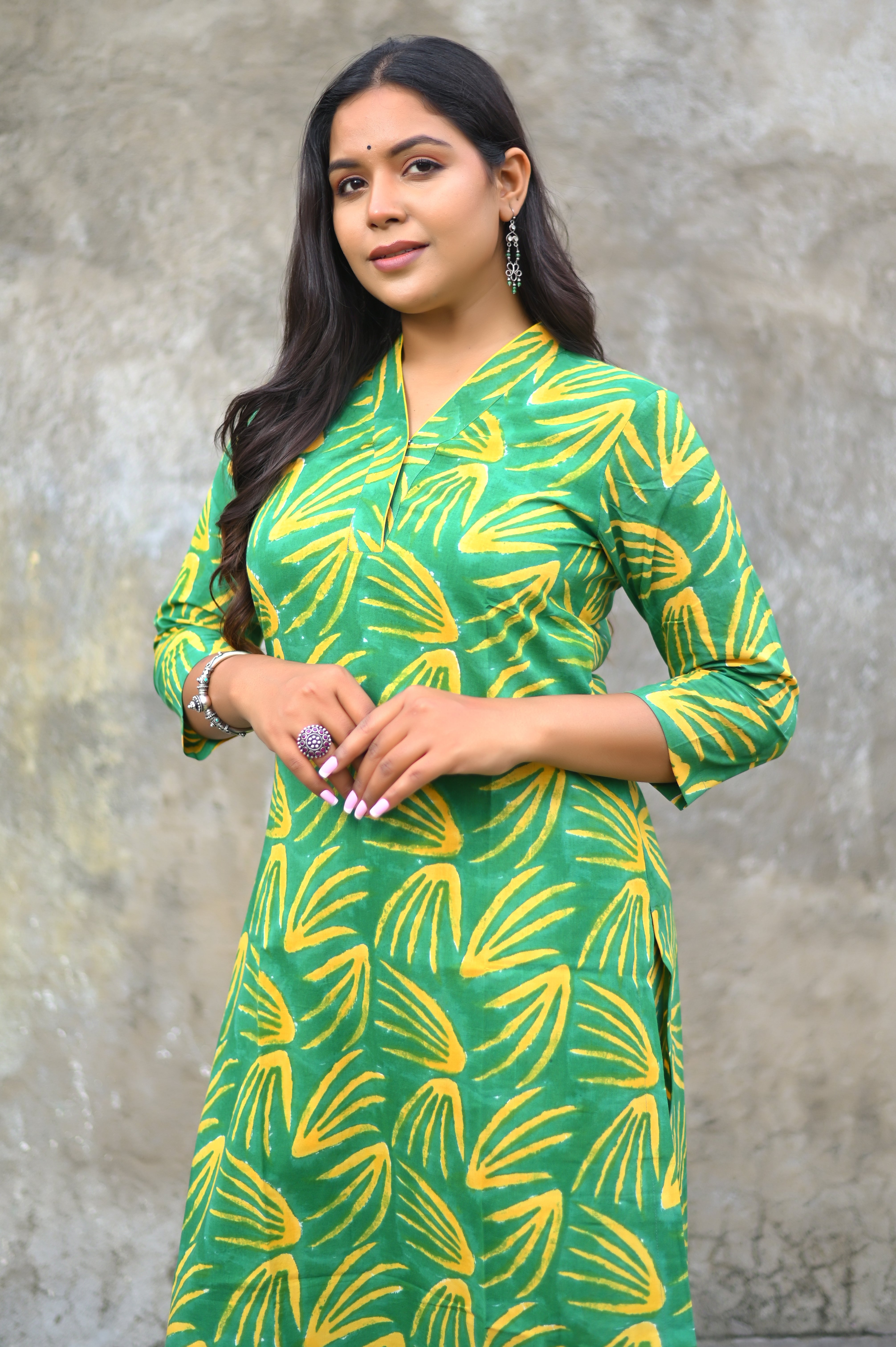 Handblock Printed Kurta With Pant