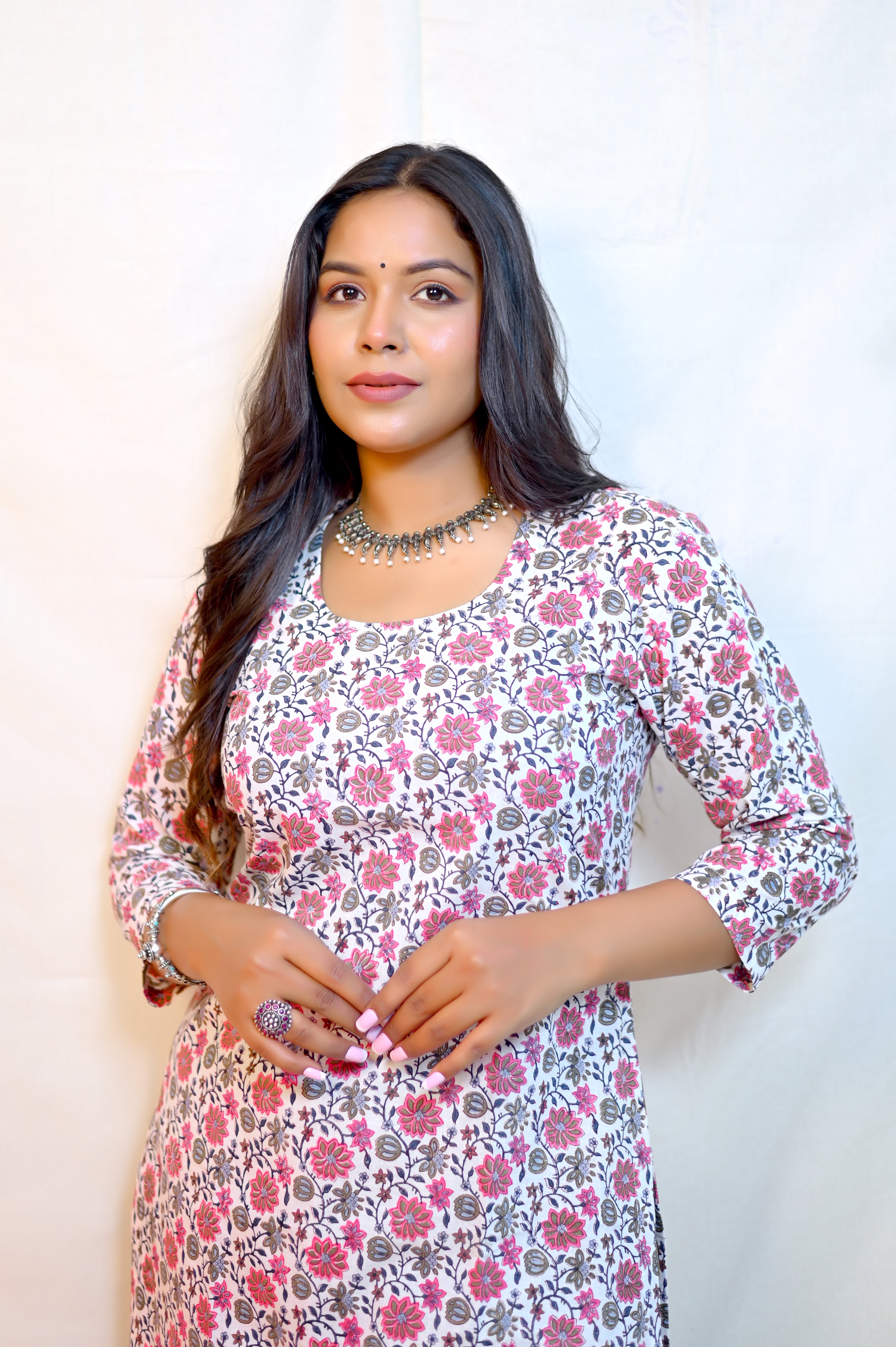 Handblock Printed Kurta With Pant